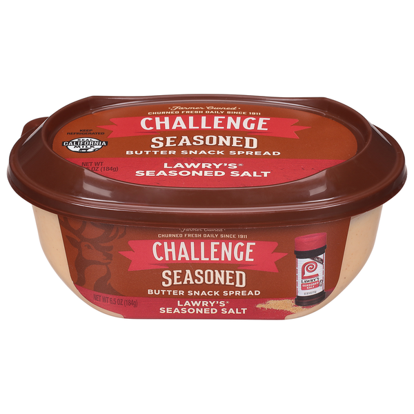 Challenge Butter Snack Spread, Seasoned Salt, Seasoned