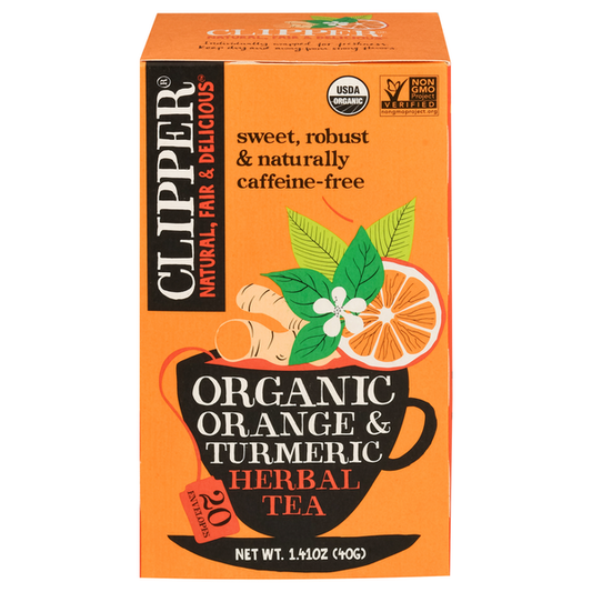 Clipper Herbal Tea, Orange & Turmeric