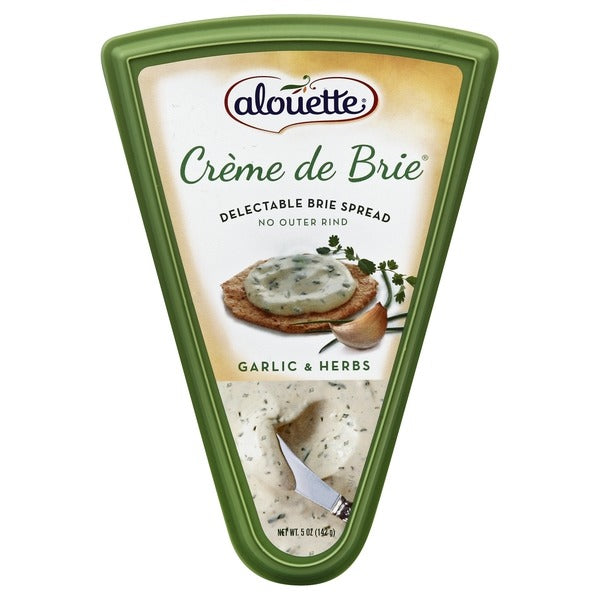 Alouette Brie Spread, Delectable, Garlic & Herbs