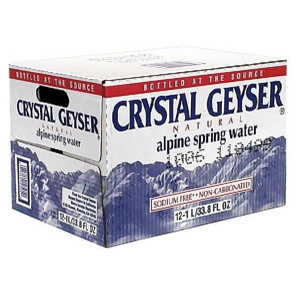 Crystal Geyser Water, Natural Alpine Spring