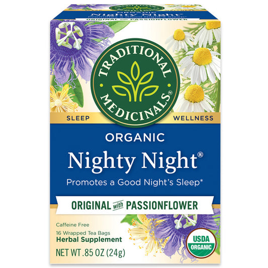 Traditional Medicinals Organic Nighty Night, Caffeine Free Herbal Tea