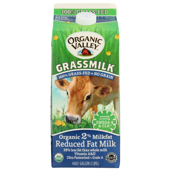 Organic Valley 100% Grass Fed, Organic 2% Milk