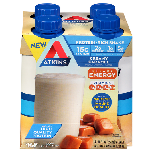 Atkins Shake, Protein-Rich, Creamy Caramel