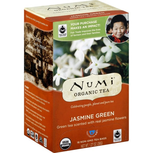 Numi Green Tea, Jasmine Green, Bags