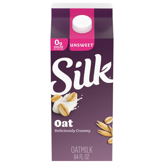 Silk 0g Sugar Oat Milk, Dairy Free, Gluten Free, Soy Free