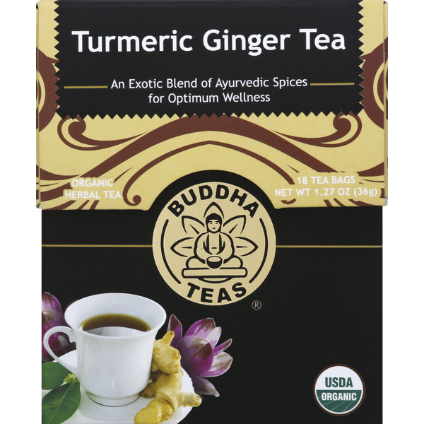 Buddha Teas Organic Tumeric Ginger Tea