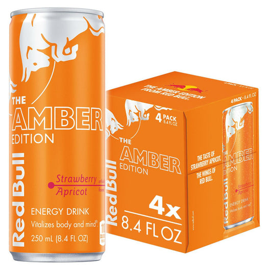 Red Bull Amber Edition Strawberry Apricot Energy Drink