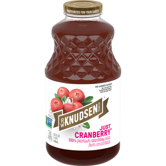 R.W. Knudsen Family Just Cranberry Juice, 100% Juice