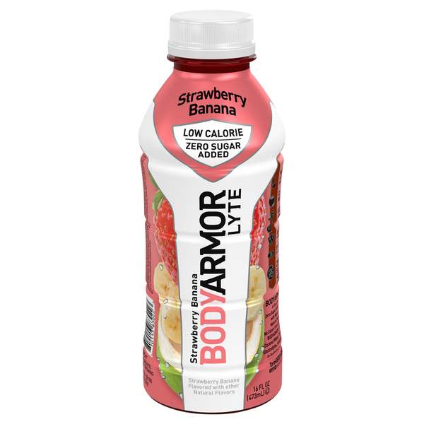 BODYARMOR Sports Drink, Low Calorie, Zero Sugar Added, Strawberry Banana