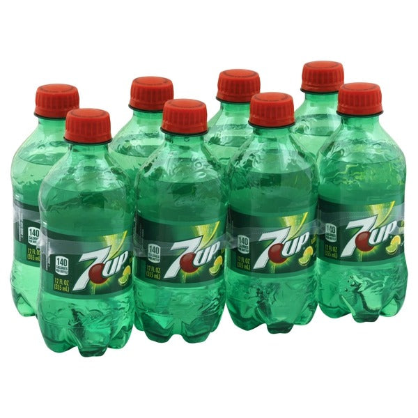 7UP Mini Bottles - 8 PK