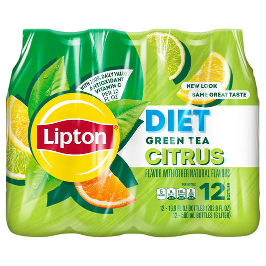 Lipton Diet Green Tea Citrus - Pack