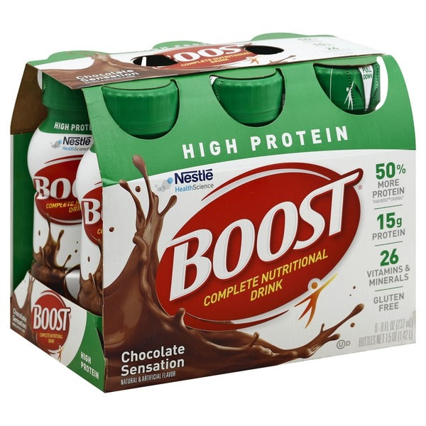 BOOST High Protein Nutritional Drink, Rich Chocolate, 20 g Protein