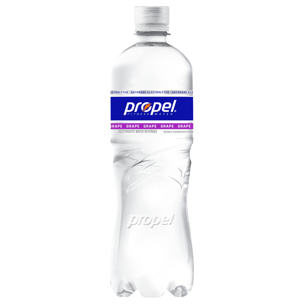 Propel Electrolyte Water Beverage, Zero Sugar, Grape