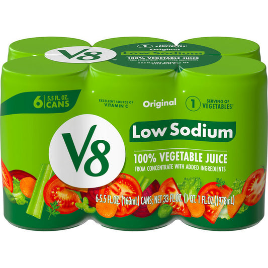 V8 Original Low Sodium 100% Vegetable Juice