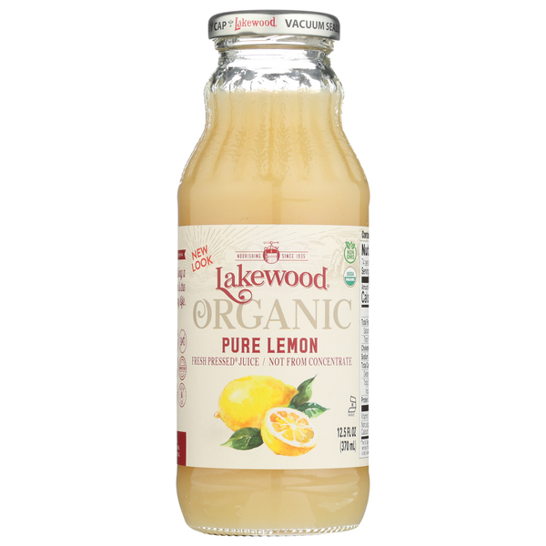 Lakewood Juice, Organic, Pure Lemon