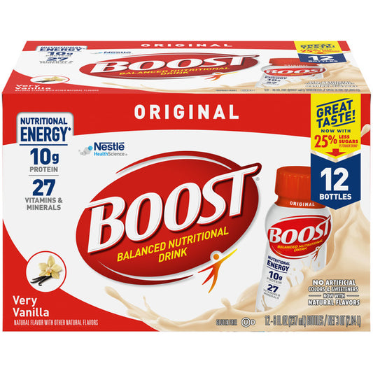 BOOST Balanced Nutritional Drink, Original, Very Vanilla