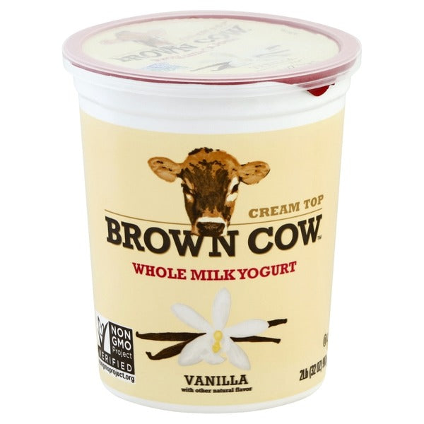 Brown Cow® Cream Top Whole Milk Yogurt Vanilla