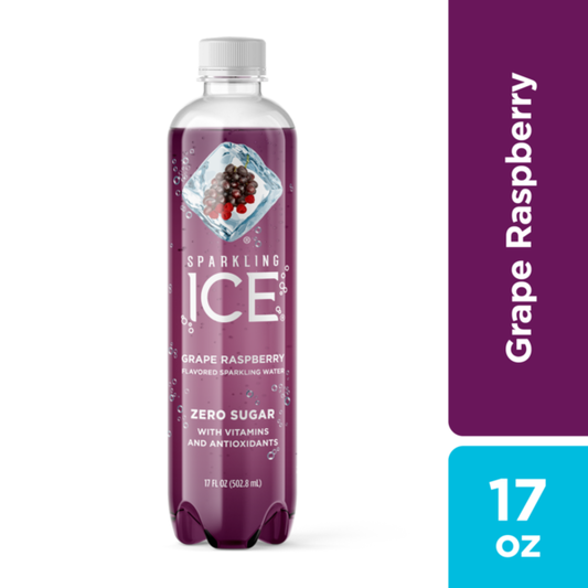 Sparkling Ice® Grape Raspberry Sparkling Water, Zero Sugar