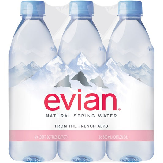 evian Natural Spring Water