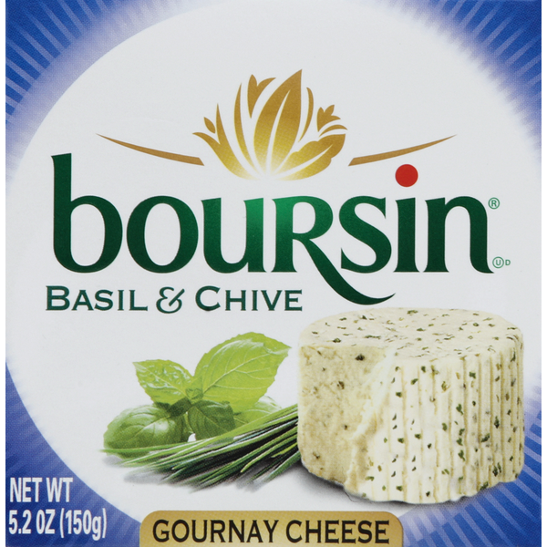 Boursin Cheese, Gournay, Basil & Chive