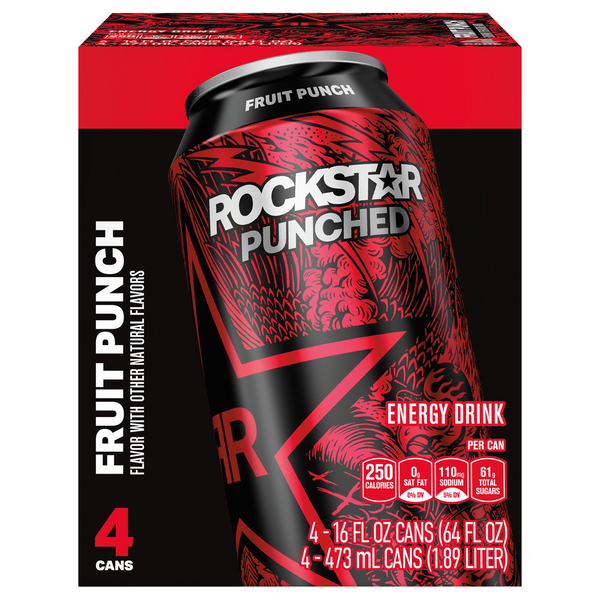 Rockstar Energy Drink, Fruit Punch