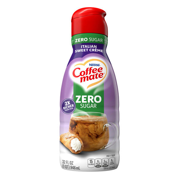 Coffee mate Zero Sugar Italian Sweet Creme Liquid Coffee Creamer