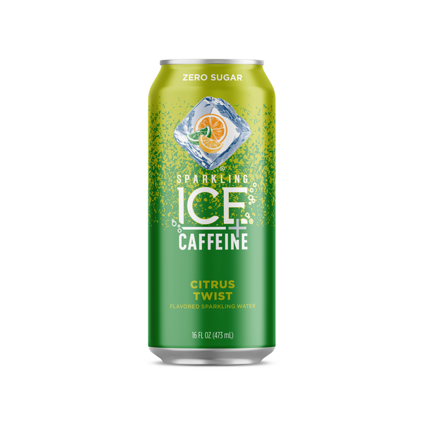 Sparkling Ice® Plus Caffeine Citrus Twist Sparkling Water, Zero Sugar