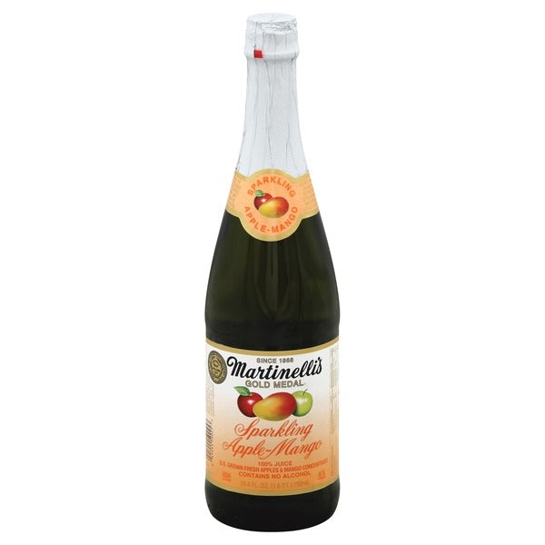 Martinelli's 100% Juice, Sparkling, Apple-Mango