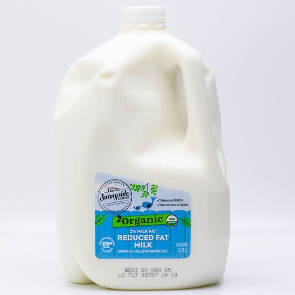 Sunnyside Farms Organic Reduced Fat Milk