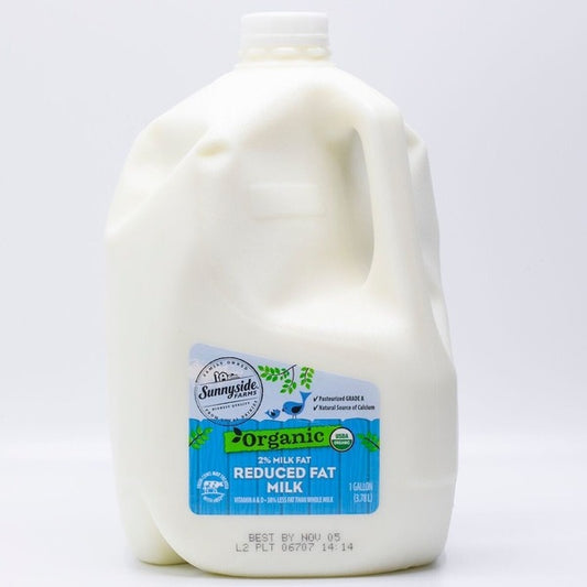 Sunnyside Farms Organic Reduced Fat Milk