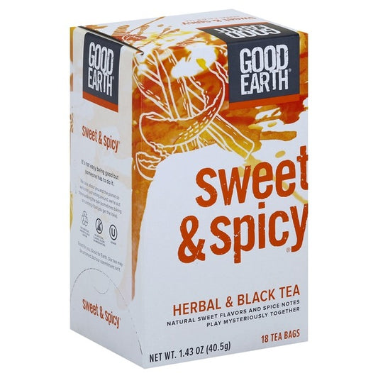 Good Earth Herbal & Black Tea, Original, Tea Bags