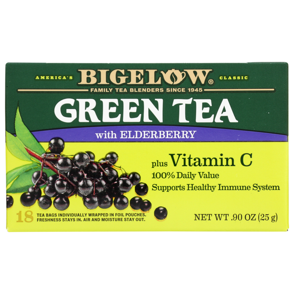 Bigelow Green Tea, Vitamin C, Tea Bags