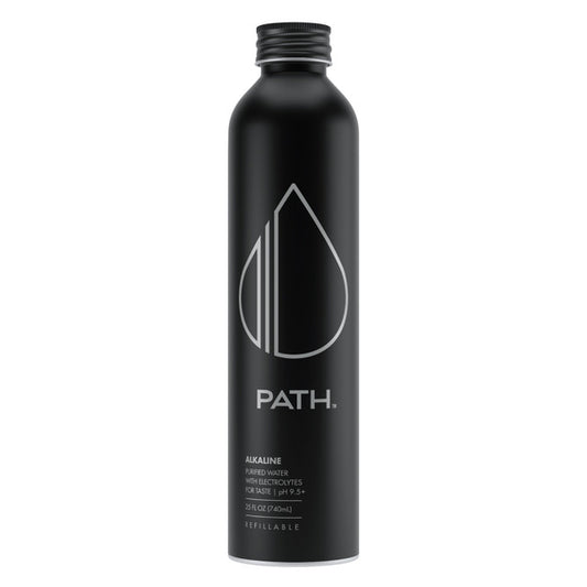 PATH Water Purified, Alkaline, Aluminum, Refillable Bottled Water