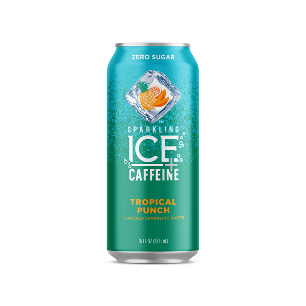 Sparkling Ice® +Caffeine Sparkling Ice® Plus Caffeine Orange Passion Fruit Sparkling Water, Zero Sugar