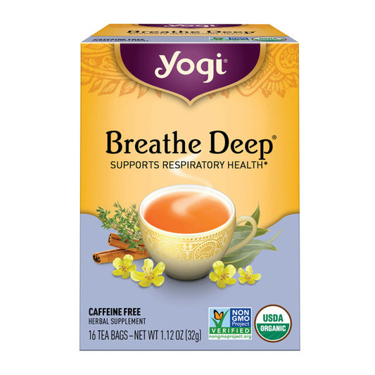 Yogi Tea Herbal Tea, Breathe Deep, Caffeine Free