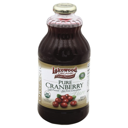 Lakewood Juice, Organic, Pure Cranberry