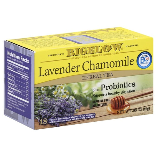 Bigelow Lavender Chamomile Herbal Tea plus Probiotics