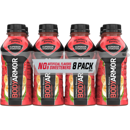 BODYARMOR Sports Drink, Strawberry Banana, 8 Pack