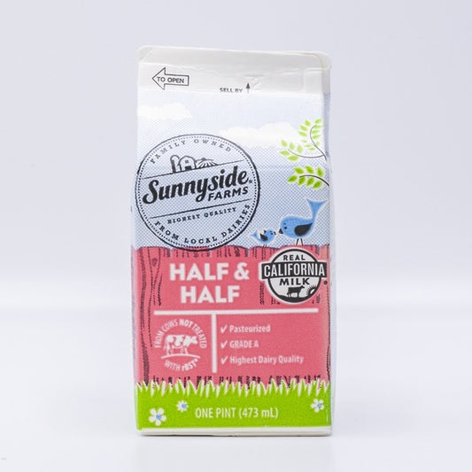 Sunnyside Farms Half & Half Milk