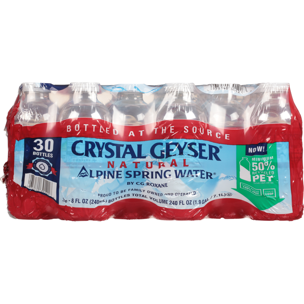 Crystal Geyser Alpine Spring Water, Natural