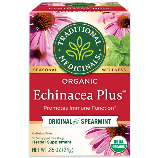 Traditional Medicinals Seasonal Teas Organic Echinacea Plus, Caffeine Free Herbal Tea