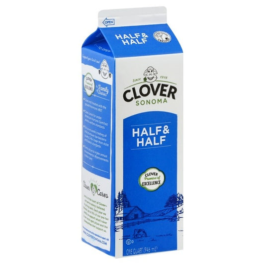 Clover Sonoma Conventional Half & Half Quart