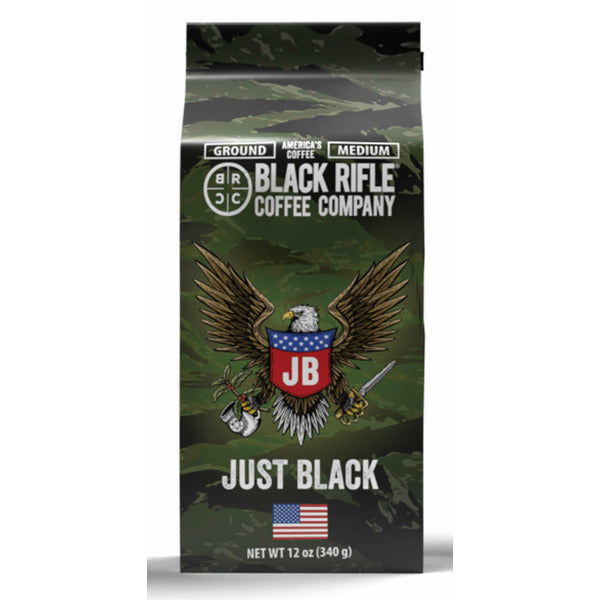 Black Rifle Coffee Just Black, Medium Roast, Ground Coffee