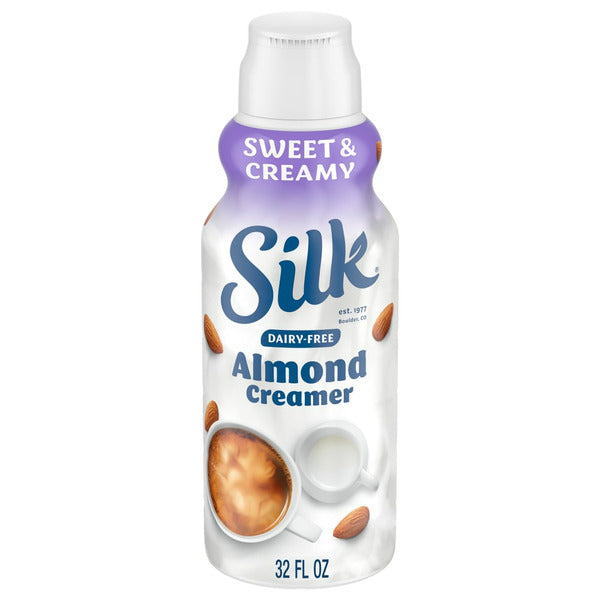 Silk Sweet and Creamy Almond Creamer, Dairy Free, Gluten Free, Soy Free