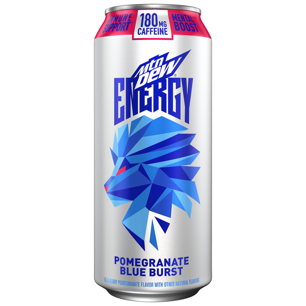 Mountain Dew Energy Pomegranate Blue Burst