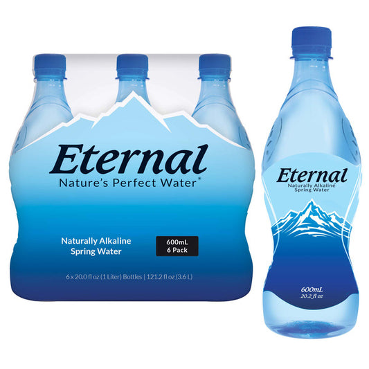 Eternal Water Naturally Alkaline Spring Water (20.2 oz) 6 Pack