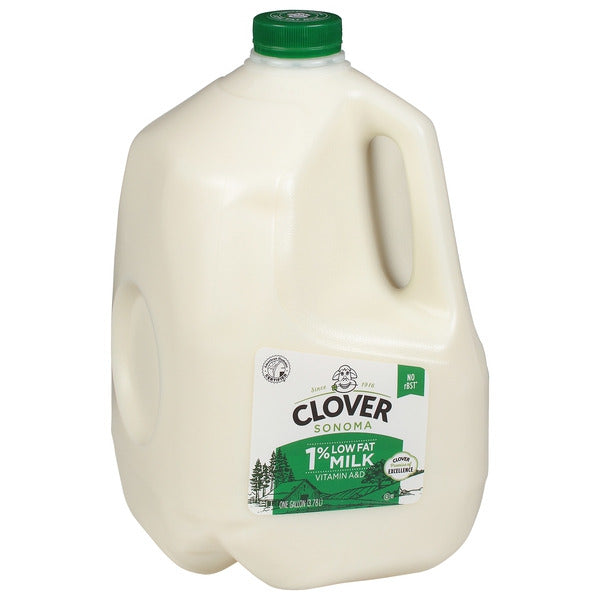 Clover Sonoma Lowfat Milk, 1% Milkfat