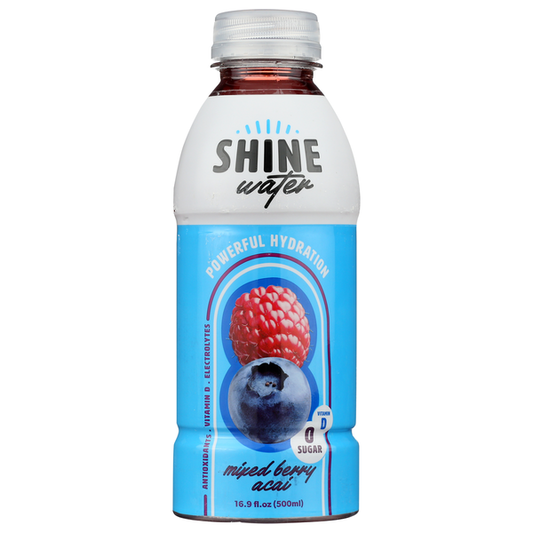 Shine Powerful Hydration Water, Mixed Berry Acai