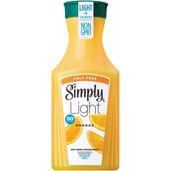 Simply Light Orange Pulp Free Orange Juice, Non-Gmo