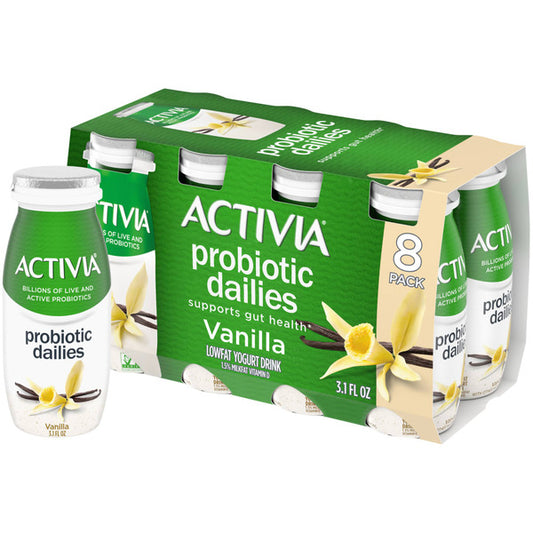 Activia Vanilla Lowfat, Probiotic Yogurt Drinks